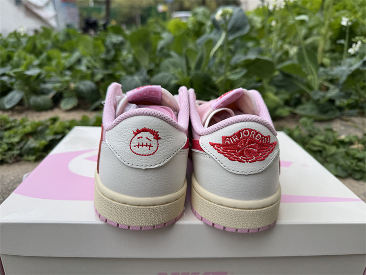 Air Jordan 1 Low x Travis Scott Pink – Baskets Low Streetwear Collection