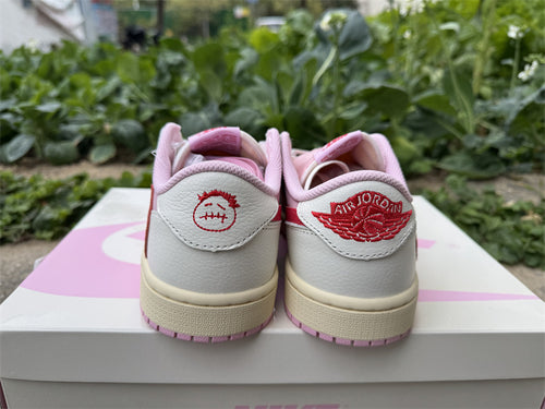 Air Jordan 1 Low x Travis Scott Pink – Baskets Low Streetwear Collection