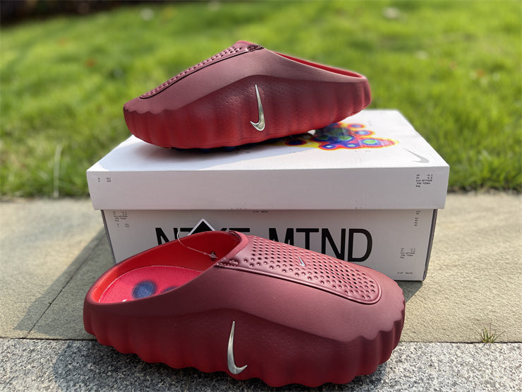 Nike NOCTA Scuba Mule / Slide Red Orange – Mules Sculptées Rouge
