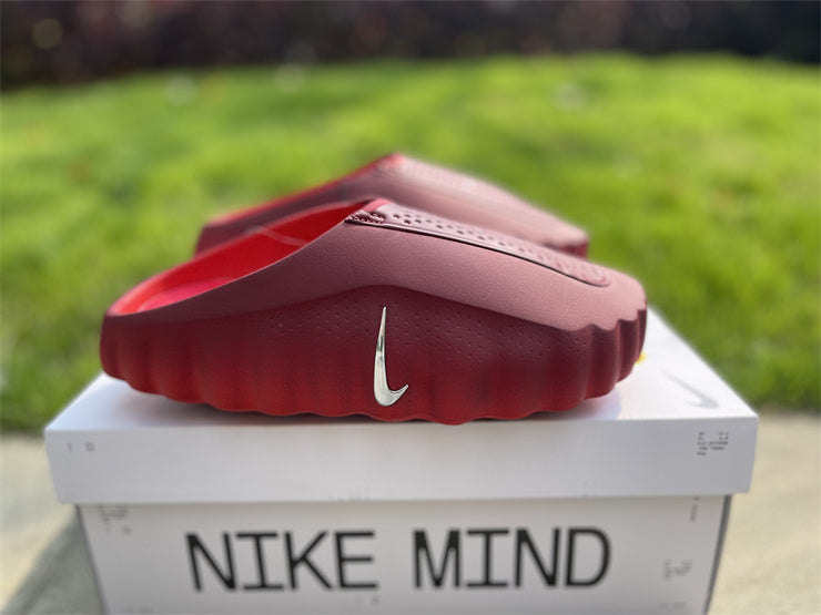 Nike NOCTA Scuba Mule / Slide Red Orange – Mules Sculptées Rouge