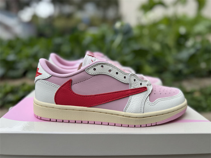 Air Jordan 1 Low x Travis Scott Pink – Baskets Low Streetwear Collection